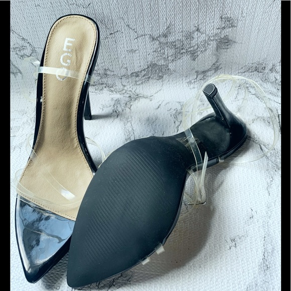 Clear Strappy Heel - Picture 3 of 3